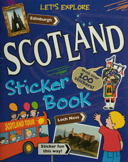 Scotland Sticker Book - Click Image to Close
