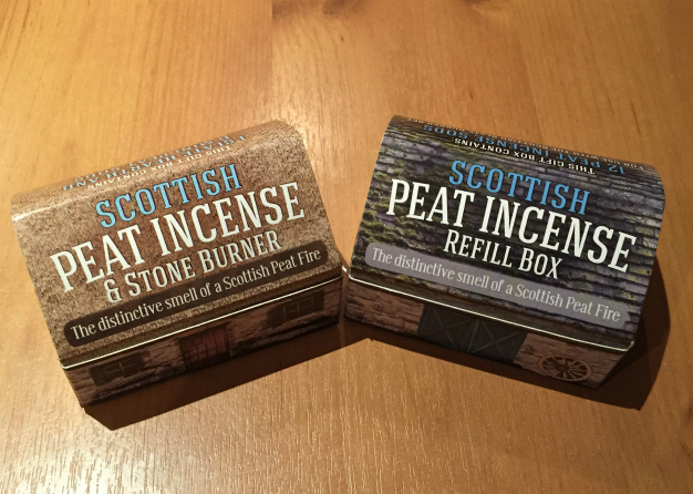 Scottish Peat Incense Croft Box and Sods Refill Box