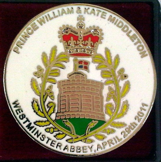 Royal Wedding Commemorative Pin Badge