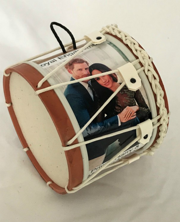 Royal Engagement Prince Harry and Meghan Markle Souvenir Drum